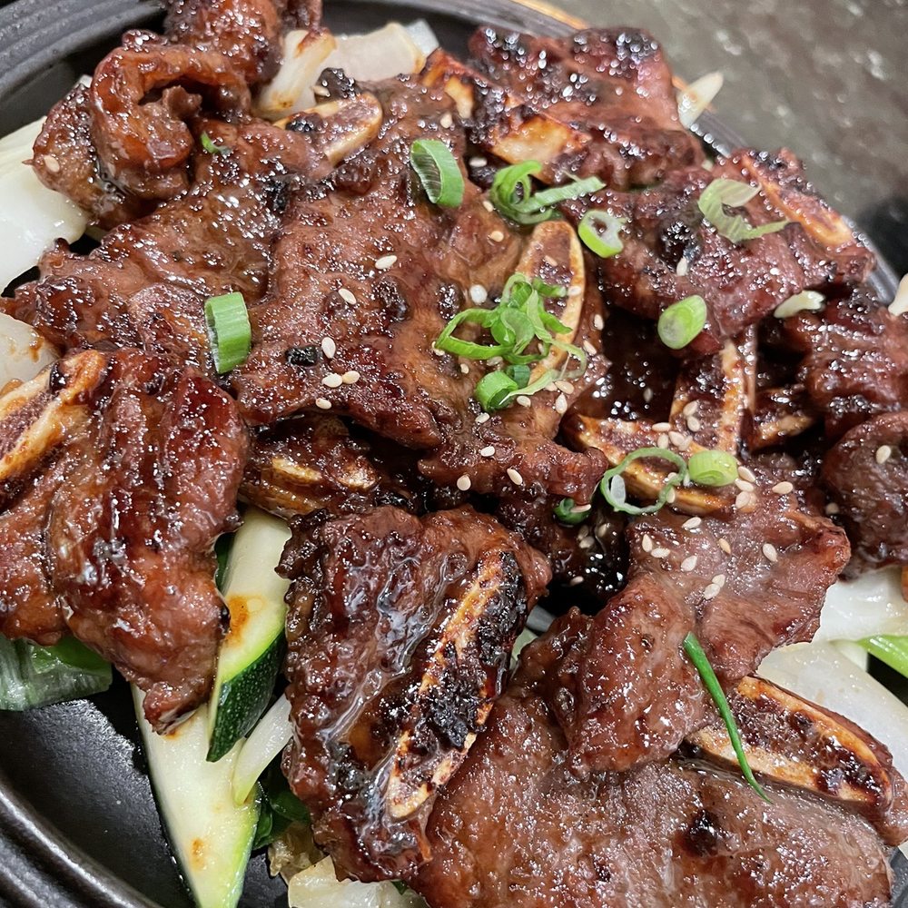 BAB Korean Bistro - LA Galbi short ribs - Korean Near Me - Brookline, Massachusetts BAB Korean Bistro - LA Galbi short ribs - Korean Near Me - Brookline, Massachusetts