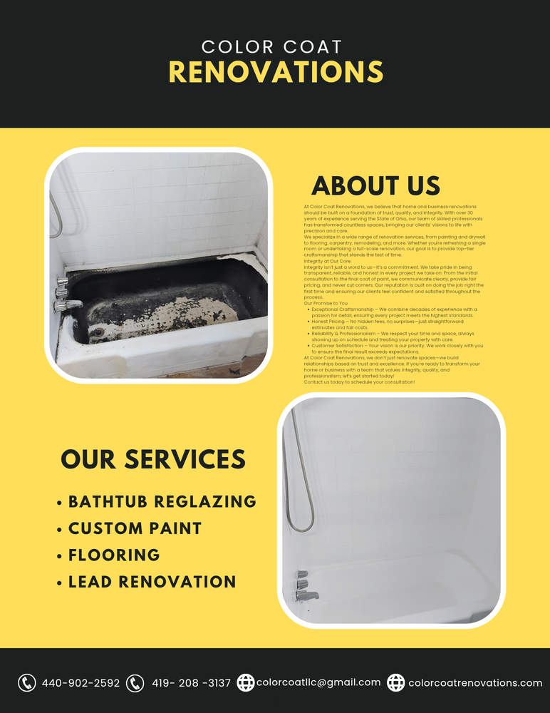 Slide of Color Coat Renovations