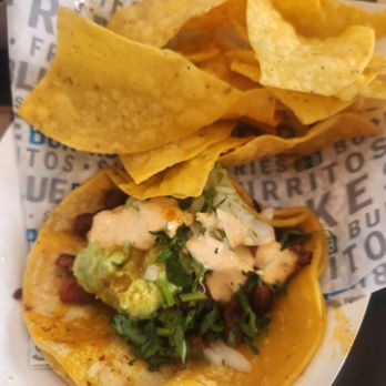Blue Burro - adobada taco with everything - Mexican Near Me - Riverside, California