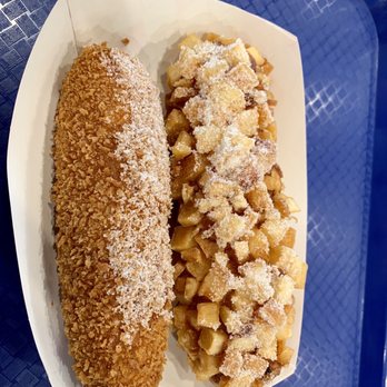 Frankseoul - Half and half and cheddar dog with potatoes. - Hot Dogs Near Me - Frisco, Texas