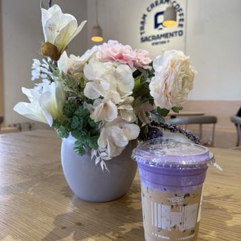 Tram Cream Coffee - Ube cream coffee - Coffee & Tea Near Me - Sacramento, California