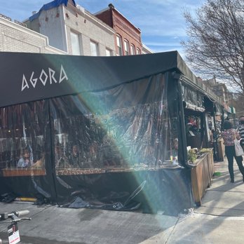 Agora DC - Agora's covered patio! - Mediterranean Near Me - Washington, DC, District of Columbia Agora DC - Agora's covered patio! - Mediterranean Near Me - Washington, DC, District of Columbia