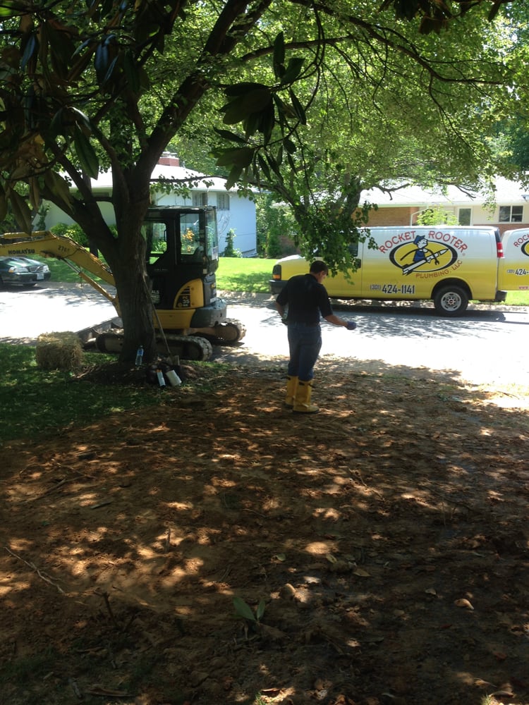 Slide of Rocket Rooter Plumbing