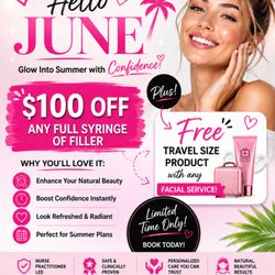 Express Med Spa - Shorewood - June filler savings enhance facial contouring, lip volume, and natural results at Express Med Spa in Shorewood near Joliet and Plainfield.