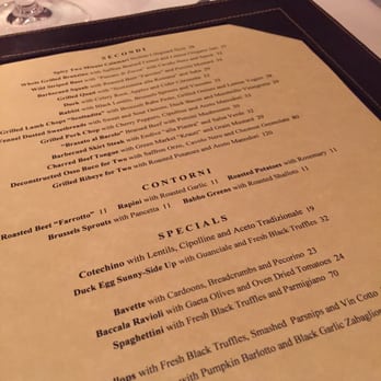 Babbo - Babbo menu January 2016 - Italian Near Me - New York, New York