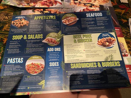 Menu photo 1 Rainforest Cafe Galveston, TX