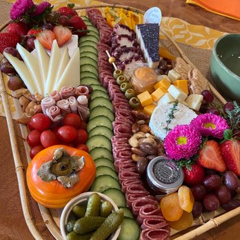 Charcuterie by Chrissy - Grazing tray for 10, picked up on the tray - Cheese Shops Near Me Charcuterie by Chrissy - Grazing tray for 10, picked up on the tray - Cheese Shops Near Me