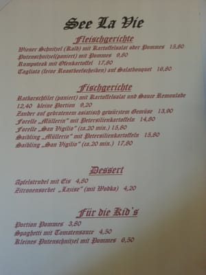Menu photo 2 See La Vie Tegernsee, BY