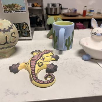 The Hot Spot Studios - Our unfired projects! They all came out great! - Paint-Your-Own Pottery Near Me - Monterey, California The Hot Spot Studios - Our unfired projects! They all came out great! - Paint-Your-Own Pottery Near Me - Monterey, California