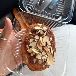 chocolate almond croissant chocolate almond croissant