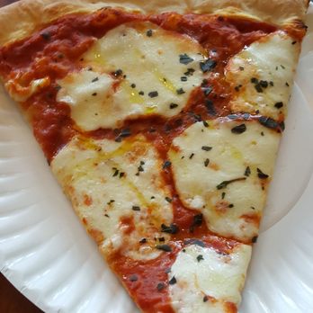Cafe Gino's - Margherita slice - Italian Near Me - Westbury, New York