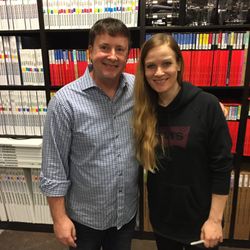 Rick Richman Drum Studio - Me and Anika Nilles (from Germany) at a drum clinic at Salt City Drums! 2018