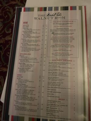 Menu photo 6 The Marshall Field's Walnut Room Chicago, IL Menu photo 6 The Marshall Field's Walnut Room Chicago, IL