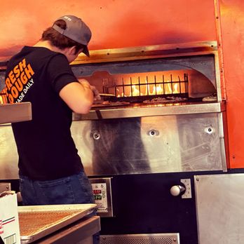 Blaze Pizza - The boys liked watching the workers add new pizza to the fire oven - Pizza Near Me - Frisco, Texas Blaze Pizza - The boys liked watching the workers add new pizza to the fire oven - Pizza Near Me - Frisco, Texas