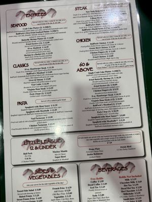 Menu photo 1 Ballpark Restaurant Street, MD Menu photo 1 Ballpark Restaurant Street, MD
