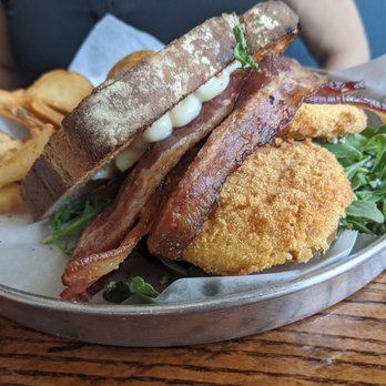 Nectar - Bacon lettuce Fried green tomato sandwich - Breakfast & Brunch Near Me - Hilton Head Island, South Carolina Nectar - Bacon lettuce Fried green tomato sandwich - Breakfast & Brunch Near Me - Hilton Head Island, South Carolina