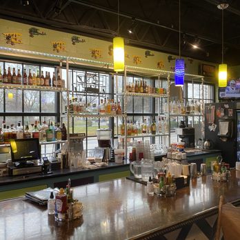 Starliner Diner - a bar with lots of bottles of liquor - Cuban Near Me - Hilliard, Ohio