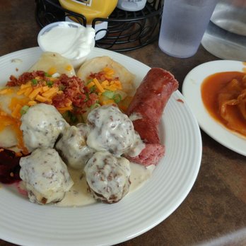 The Berry Barn - Perogie platter with side cabbage roll - Breakfast & Brunch Near Me - Corman Park, Saskatchewan