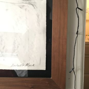 Ballard’s Artwork Framing - Detail of the plexi, exposed edge, & beautiful waxed wood frame. Unseen is the inner construction supporting the sheer weight of the frame. - Art Galleries Near Me - Los Angeles, California Ballard’s Artwork Framing - Detail of the plexi, exposed edge, & beautiful waxed wood frame. Unseen is the inner construction supporting the sheer weight of the frame. - Art Galleries Near Me - Los Angeles, California