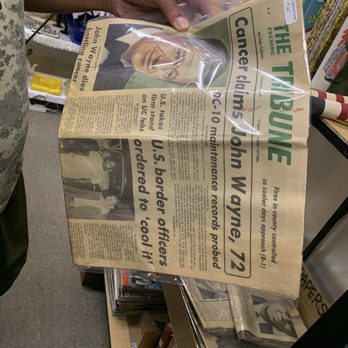 The Antique Village - Old newspaper - Antiques Near Me - San Marcos, California