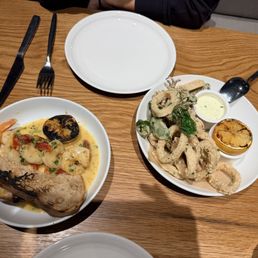 Prawns and Frito Misto