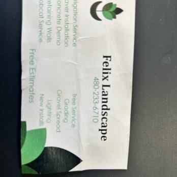 Felix Landscape - BEWARE -- Do not hire if you do not want to be scammed. - Landscaping Near Me