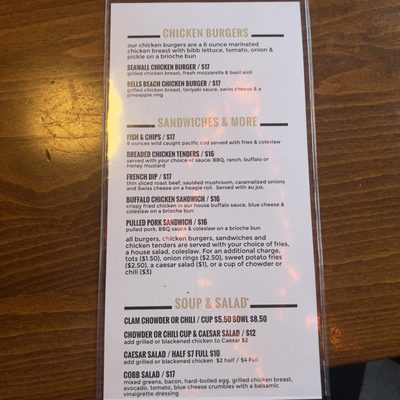 Menu photo 1 Spyhop Public House Langley, WA Menu photo 1 Spyhop Public House Langley, WA