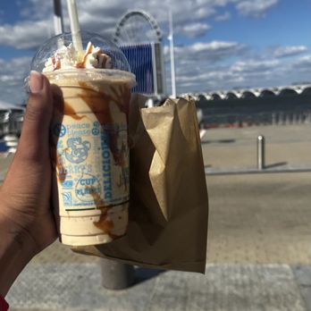 Ben & Jerry’s - Salted Caramel Blondie Macchiato with a Brownie as a treat - Ice Cream & Frozen Yogurt Near Me - Oxon Hill, Maryland