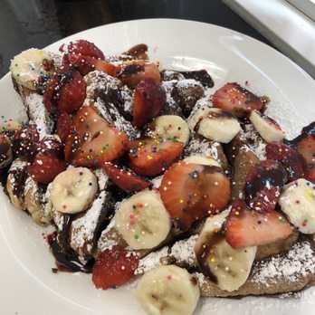 Theo's Cozy Corner - chocolate french toast - Breakfast & Brunch Near Me - Boston, Massachusetts Theo's Cozy Corner - chocolate french toast - Breakfast & Brunch Near Me - Boston, Massachusetts