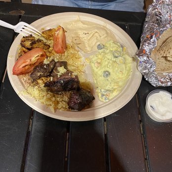 Siraj’s Shawarma - #9. Three Skewer Combo Plate - Mediterranean Near Me - Whittier, California Siraj’s Shawarma - #9. Three Skewer Combo Plate - Mediterranean Near Me - Whittier, California