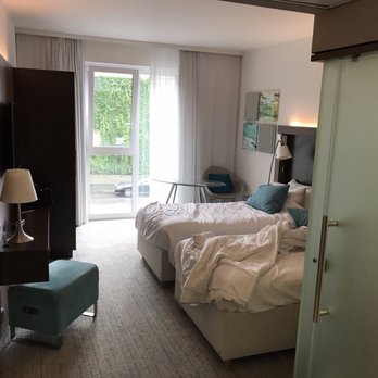 Courtyard by Marriott Cologne - Room looked perfect at start, wish I had taken a photo then. This is at end of our stay. Still lovely! - Hotels Near Me - Cologne, NW