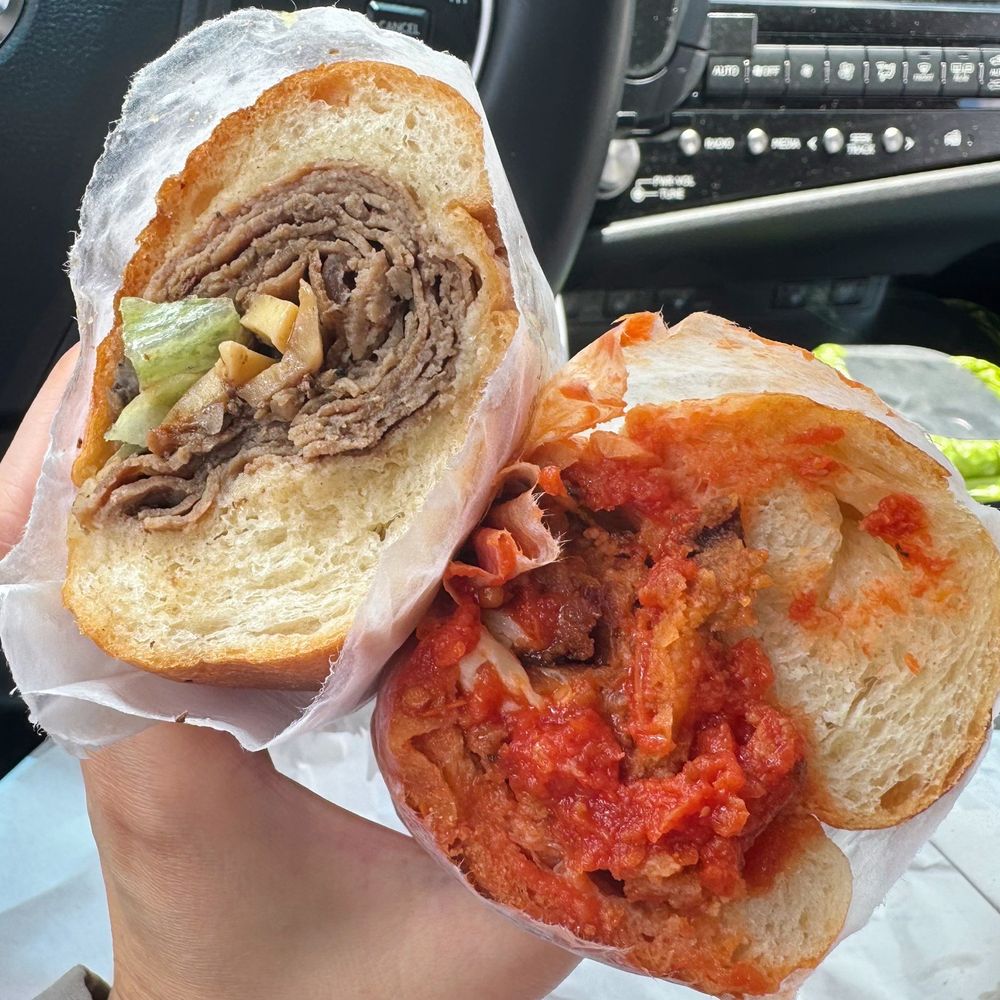Steak/mushroom subs, eggplant subs