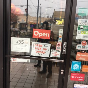 Ten Sushi #35 - Open sign at the door front at 11:05AM but once got in, the sushi man said they not open.  Waste my time there - Sushi Bars Near Me - Seattle, Washington