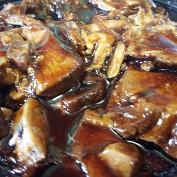 George's Tastee - Jerk pork dinner with extra Jerk sauce... bueno! - Convenience Stores Near Me - Markham, Ontario