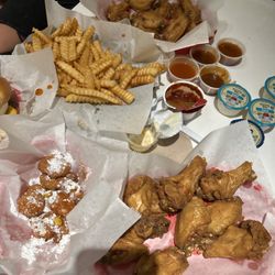 Bedrock Wings -  S Kentucky Ave - Wings, corn nuggets, French fries