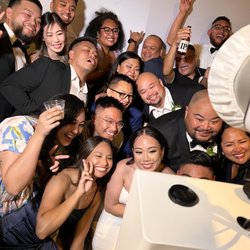 The Photo Spot - We can fit a lot of people in our booths.