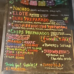 El Manito Tacos Dorados - Snack Menu