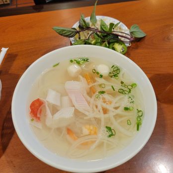 Pho Fever Bistro - Seafood Pho with.vegetable broth. - Vietnamese Near Me - West Los Angeles, California Pho Fever Bistro - Seafood Pho with.vegetable broth. - Vietnamese Near Me - West Los Angeles, California