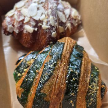 About a Cup - Pistachio and Almond Croissant - Coffee & Tea Near Me - Coral Springs, Florida
