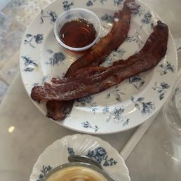 Bacon and a cortadito
