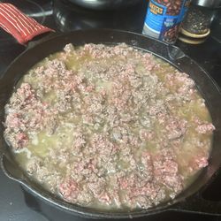 Paradise Locker Meats - This is 4 pounds of hamburger which we drained over 1 pound of fat off of.