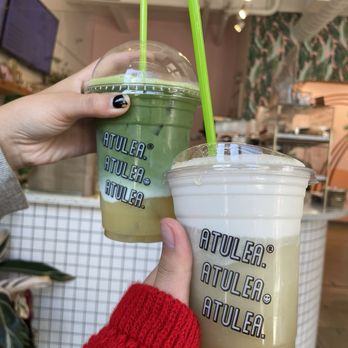 Atulea - Pineapple Matcha Latte, Sobacha Cheese Tea - Bubble Tea Near Me - Seattle, Washington Atulea - Pineapple Matcha Latte, Sobacha Cheese Tea - Bubble Tea Near Me - Seattle, Washington