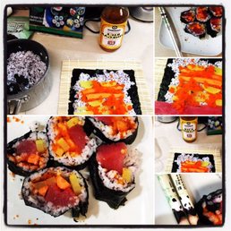 Sushi I made with ingredients from Central Market. Sushi I made with ingredients from Central Market.