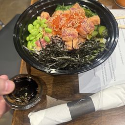 This was their Poke Bowl. This was their Poke Bowl.