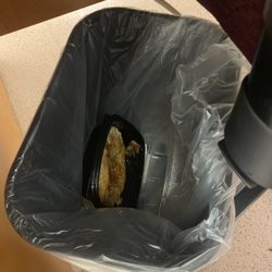 OCCC Coffee Shop - apple danish in the trash