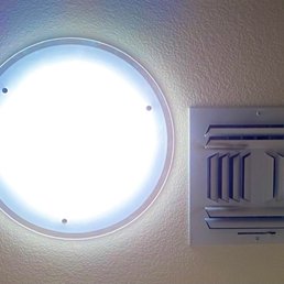 Halo surrounding perimeter of premium fixture. So cool! Halo surrounding perimeter of premium fixture. So cool!