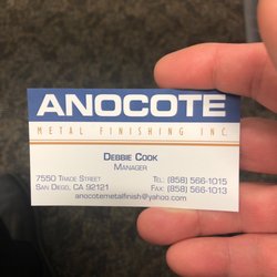 Anocote Metal Finishing