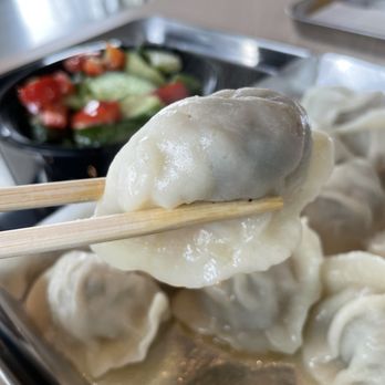 Show Mian - Pork dumplings and cucumber salad - Chinese Near Me - Carrollton, Texas Show Mian - Pork dumplings and cucumber salad - Chinese Near Me - Carrollton, Texas