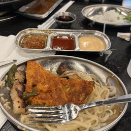Kimchi pancake Kimchi pancake