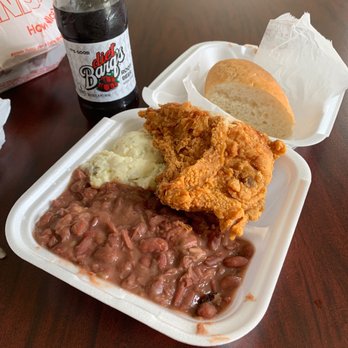 Singleton's Mini Mart - Monday special: Red beans and rice with a side of fried chicken and potato salad. - Convenience Stores Near Me - New Orleans, Louisiana Singleton's Mini Mart - Monday special: Red beans and rice with a side of fried chicken and potato salad. - Convenience Stores Near Me - New Orleans, Louisiana